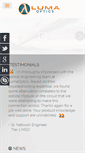 Mobile Screenshot of lumaoptics.net