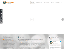 Tablet Screenshot of lumaoptics.net